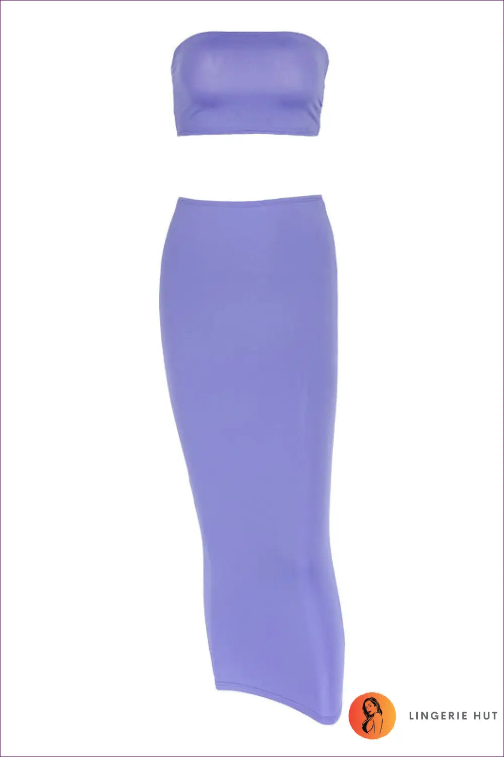 Two-piece Set with Bandeau Top - Confident Evenings - co Ord - Lingerie Hut - All Season • Bodycon • Casual • Cutout