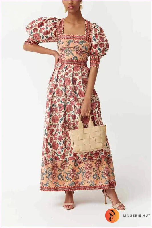 Two-piece Set with Floral Print - Vintage Romance for Boho, Casual, co Ord, Floral,