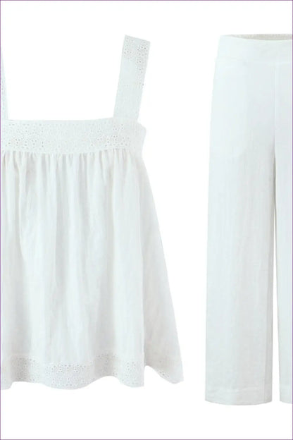 Two-piece Set with Lace Details - French Girl Chic - co Ord - Lingerie Hut - Casual • Everyday • Glamour • Header-fixed