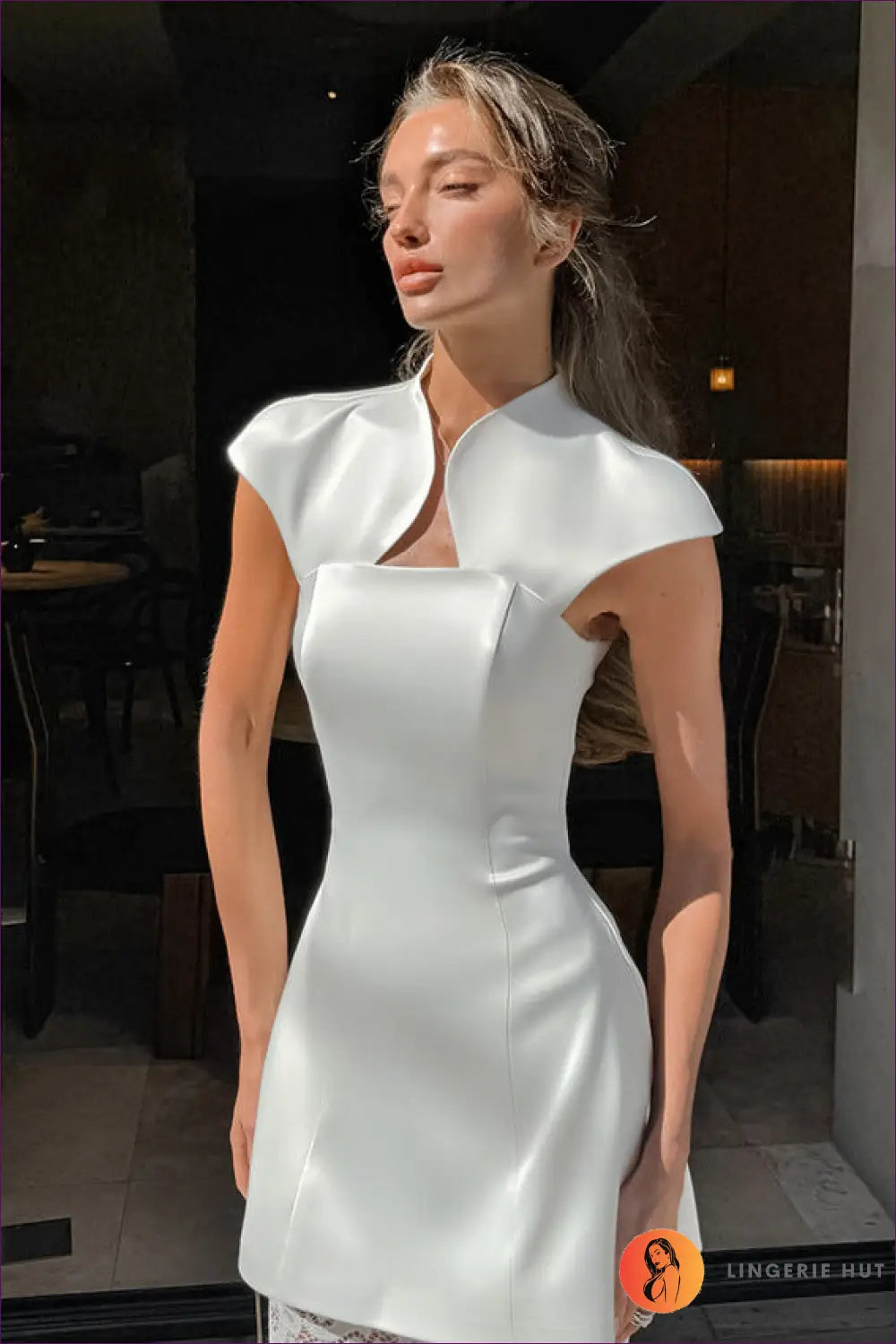 Two Piece Set with Lace Trousers - Modern Romance - co Ord - Lingerie Hut - All Season • Cutout • Evening Wear • Formal