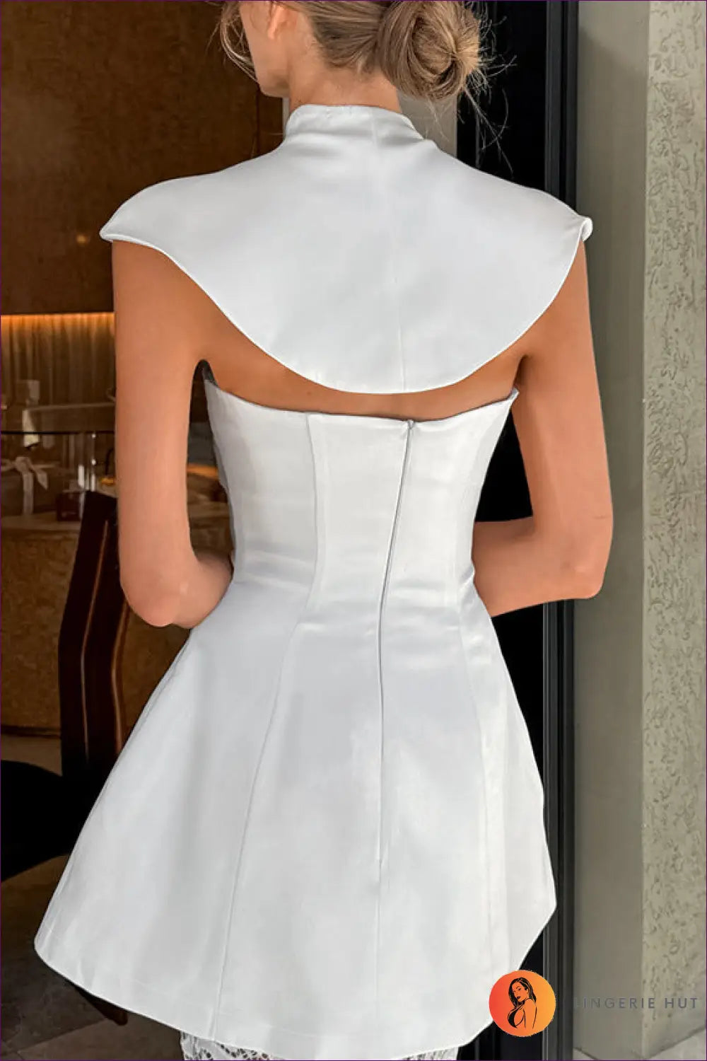 Two Piece Set with Lace Trousers - Modern Romance - co Ord - Lingerie Hut - All Season • Cutout • Evening Wear • Formal