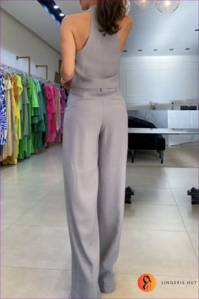 Sleeveless Co Ord Set - Effortless Modern Polish