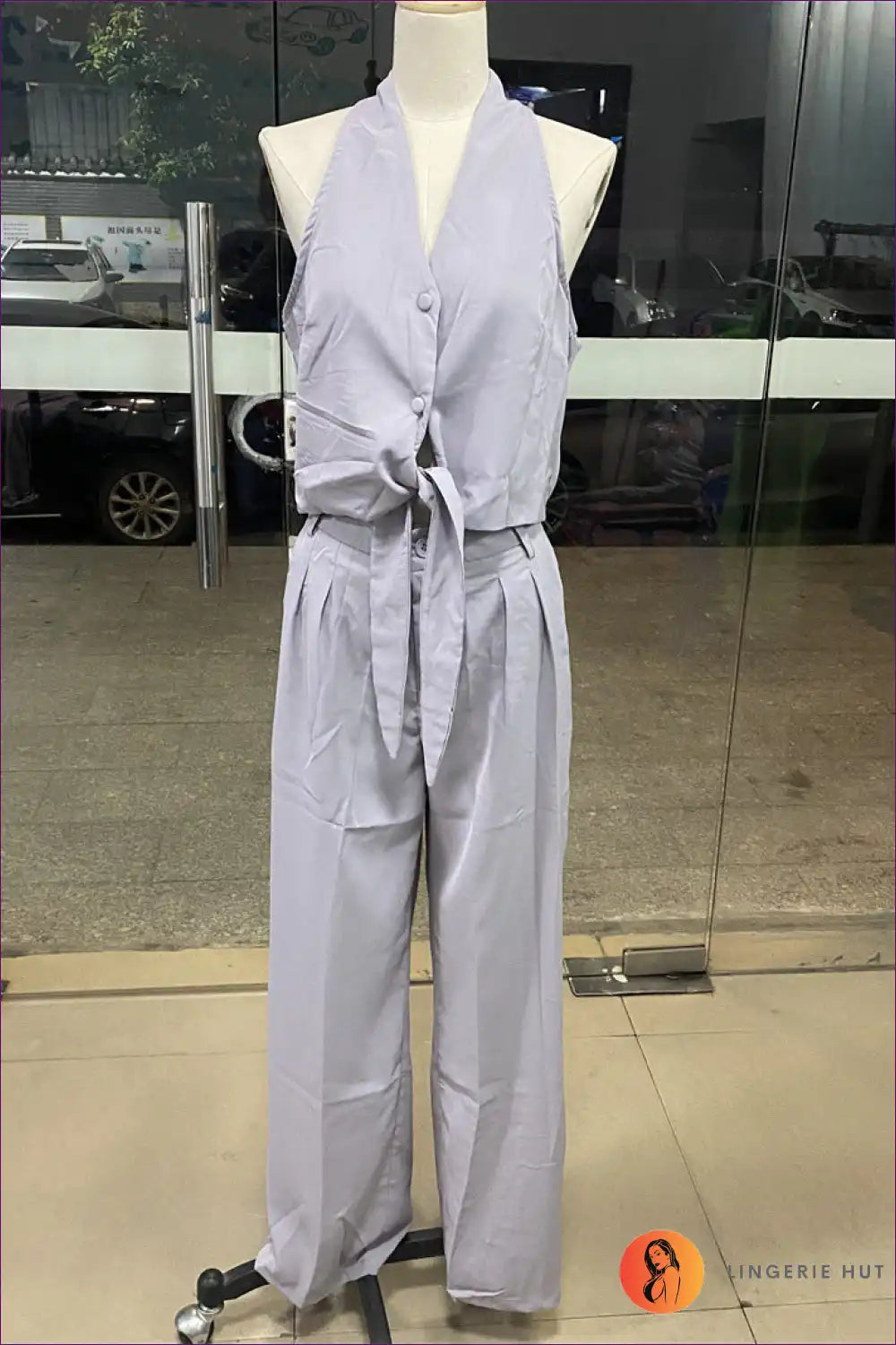 Two-piece Set with Sleeveless Top - Contemporary Chic for All Season, Autumn, Casual, co Ord, Everyday