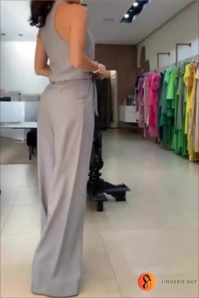 Sleeveless Co Ord Set - Effortless Modern Polish
