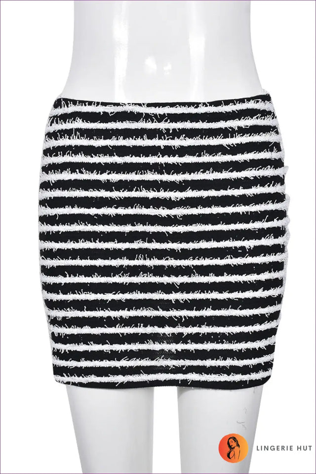 Two-Piece Set with Striped Detail - Nautical Chic