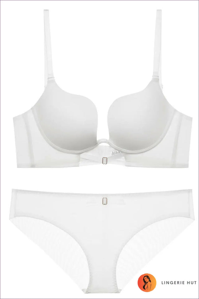 U-Shaped Backless Bra Set - Understated Glamour
