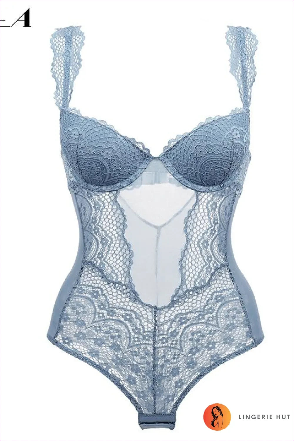Elevate Your Style With Our Underwire Lace Sheer Bodysuit. Seductive And Sophisticated, Perfect For