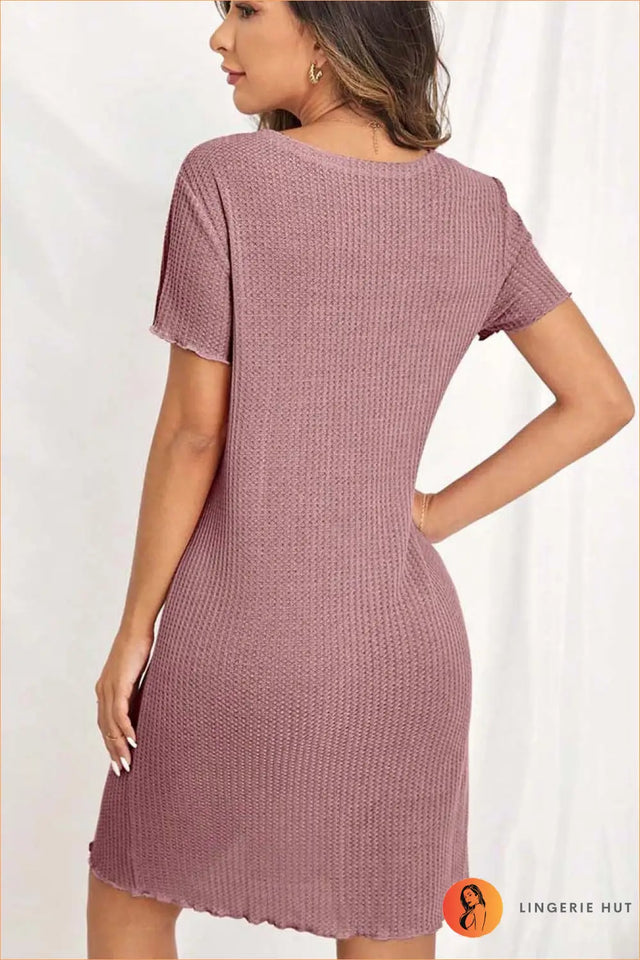 V-Neck Nightdress A-Line - Effortless Summer Ease