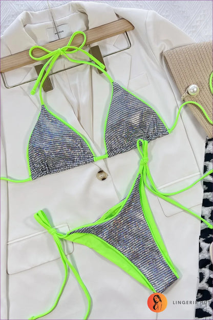 Dive Into Beach Adventures With Our Vibrant Boho-inspired Swimsuit. Embrace Allure Eye-catching Split
