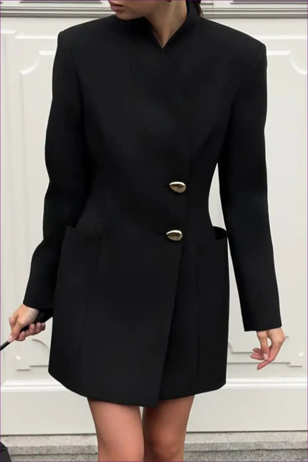 Waist-trimming A-line Dress Short - Commuting Elegant for a Line, Autumn, Casual, Dresses, Everyday