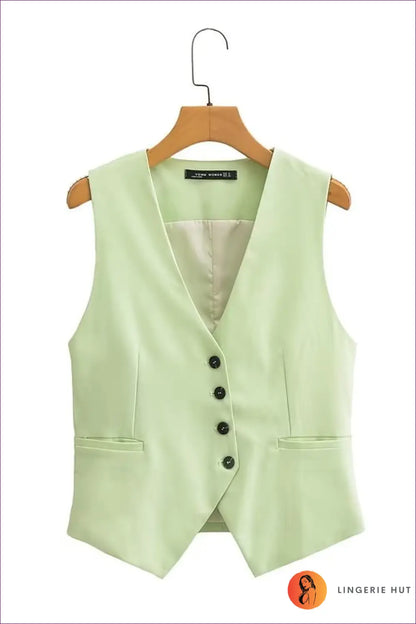 Waistcoat Set with Tailored Trousers - Executive Presence - Xs / Vest - co Ord - Lingerie Hut - All Season • Autumn