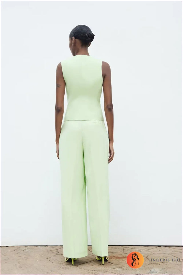 Waistcoat Set with Tailored Trousers - Executive Presence