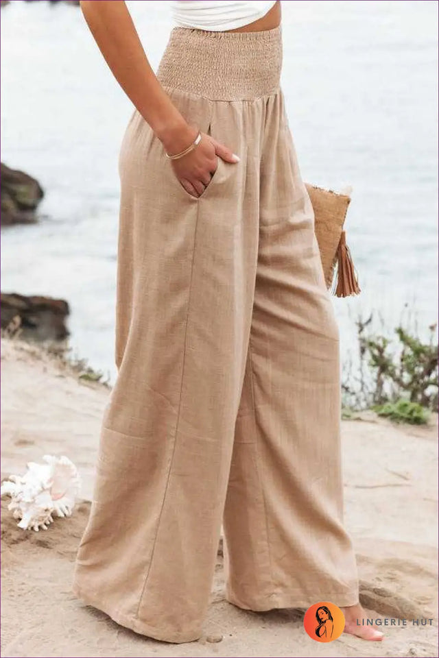 Wide-Leg Loungewear Trousers - Effortless All-Day Ease