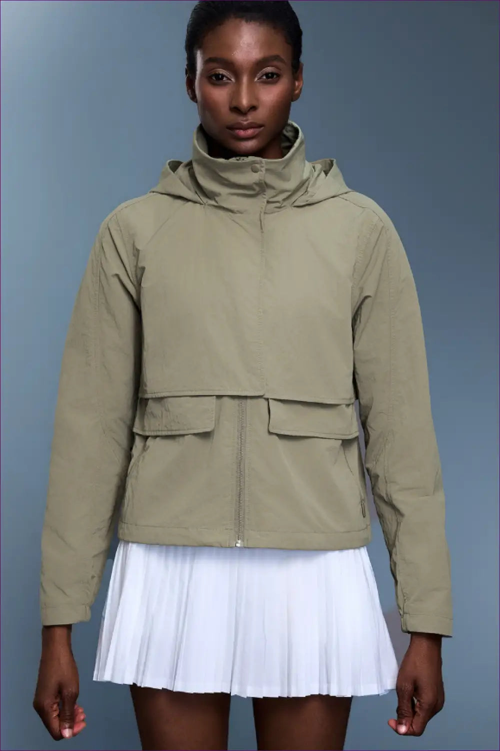 Windbreaker with Hood - Urban Adventure Ready - Jacket - Lingerie Hut - Activewear • All Season • Autumn • Casual