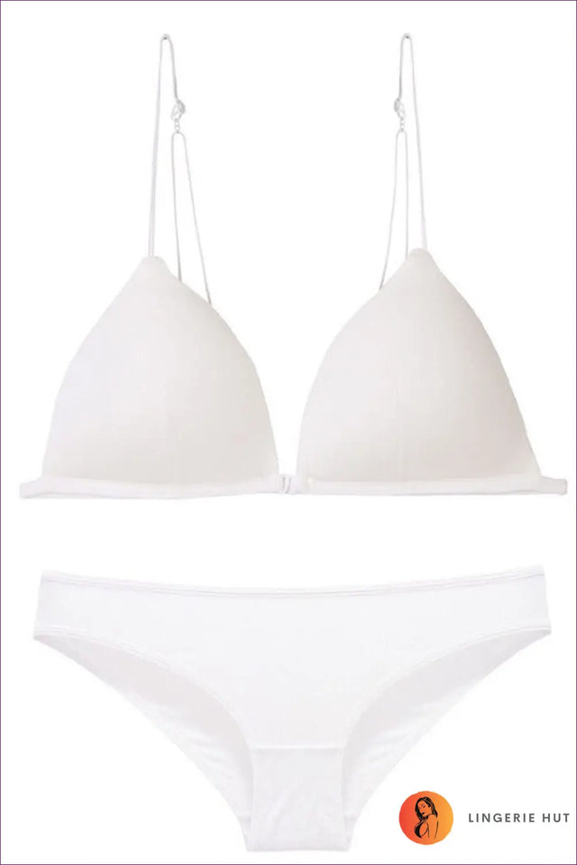 Wireless Triangle Bra Set - Effortless Comfort