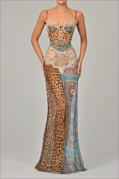 Women’s Sexy Split Maxi Cami Dress – Chiffon Tube Top