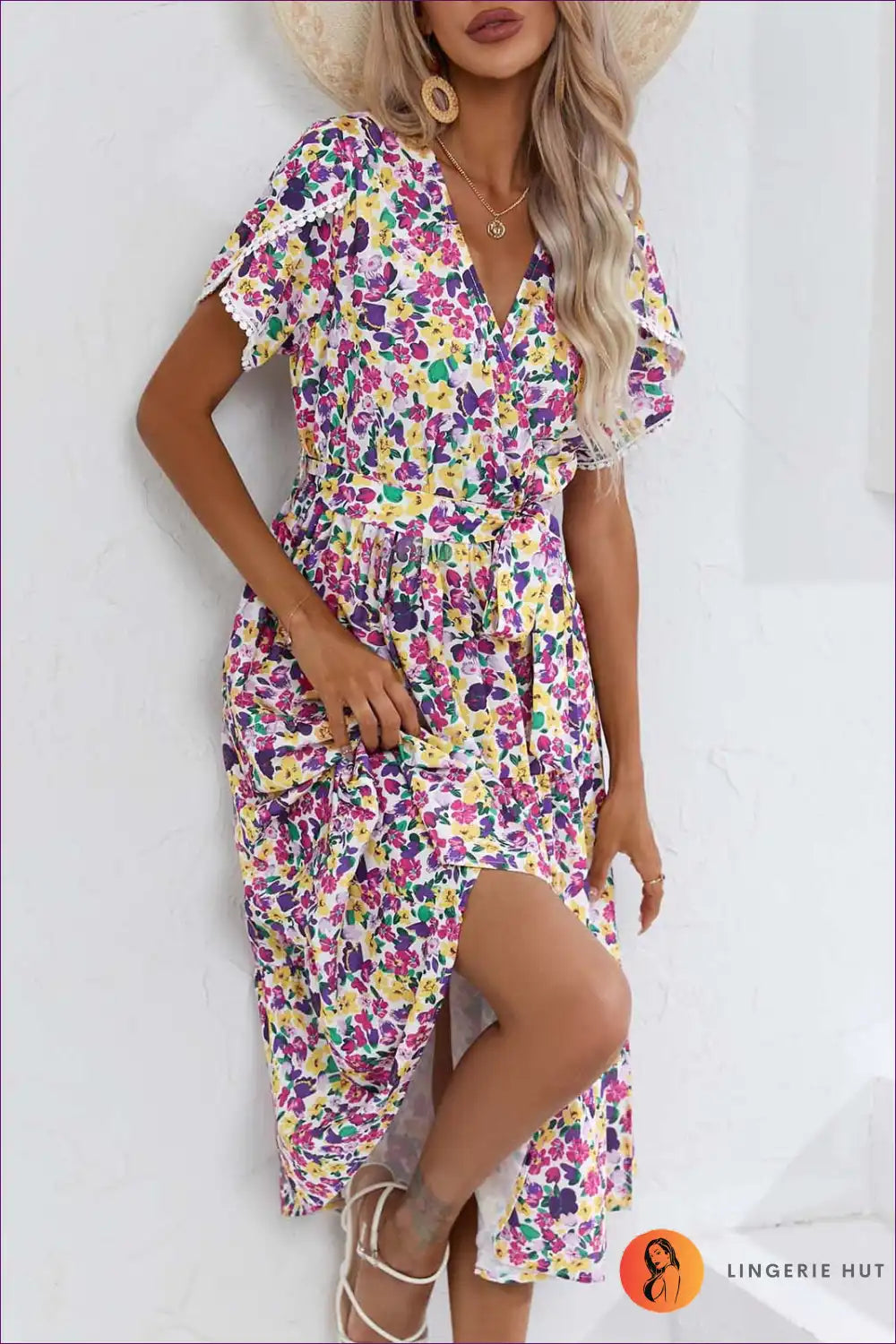 Wrap Dress with Tie Waist - Effortless Sophistication for A-line, All Season, Autumn, Casual,