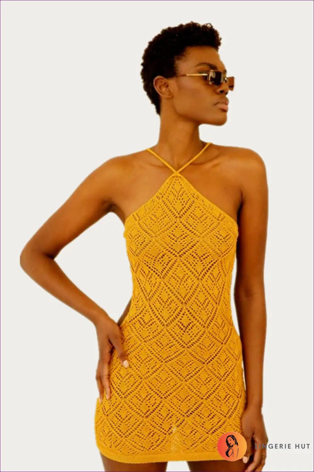 Yellow Off-shoulder Ruffle Mini Dress - Tiered A-line - Boho • Elegant • Everyday • just in - Minodi