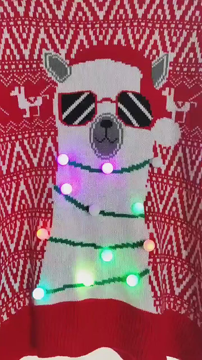Alpaca Brocade Christmas Pullover - Your Festive Season Must-Have